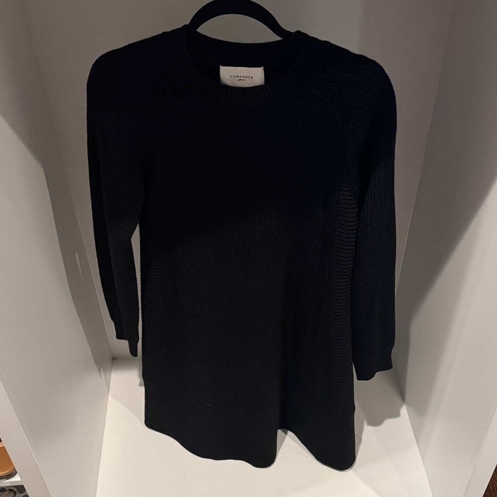 Tuckernuck Black Mini Sweater Dress